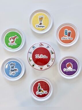 Le Cadeaux Le Bistro Coasters